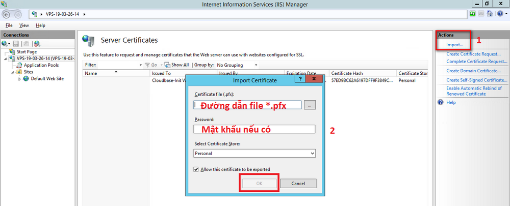 huong dan cai dat ssl tren window server 4915 4