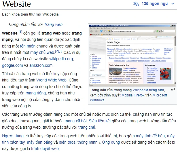 website wikipedia