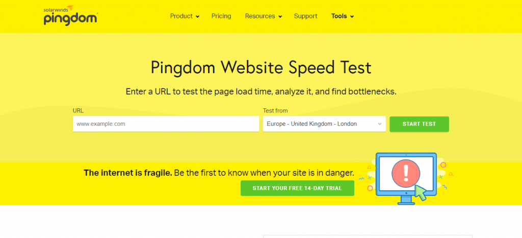 Top 5 công cụ kiểm tra tốc độ website miễn phí 10 Pingdom