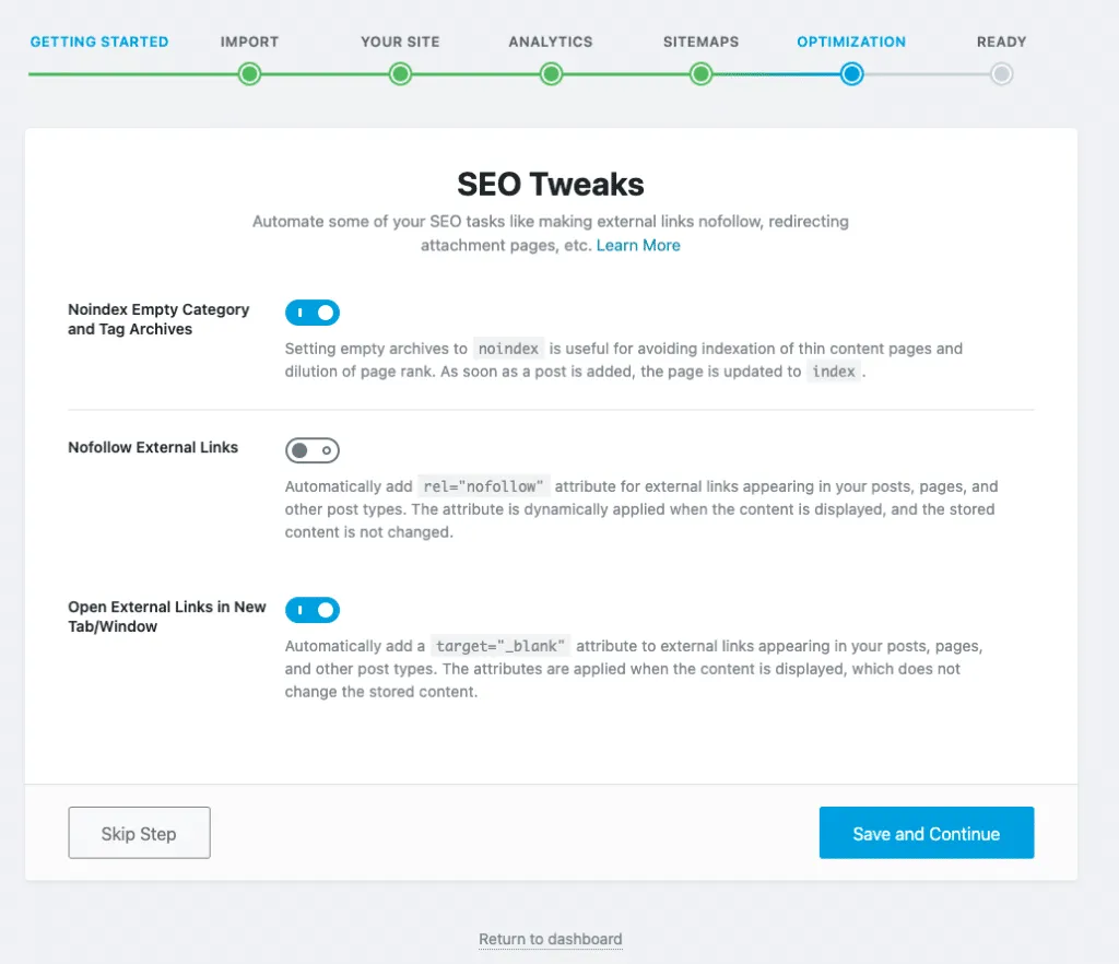 Tắt tính năng Nofollow External Links Tắt tính năng Nofollow External Links