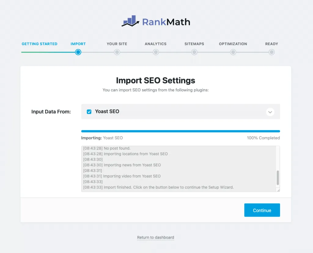 Hướng dẫn nhập dữ liệu SEO từ plugin SEO của bạn Hướng dẫn nhập dữ liệu SEO từ plugin SEO của bạn