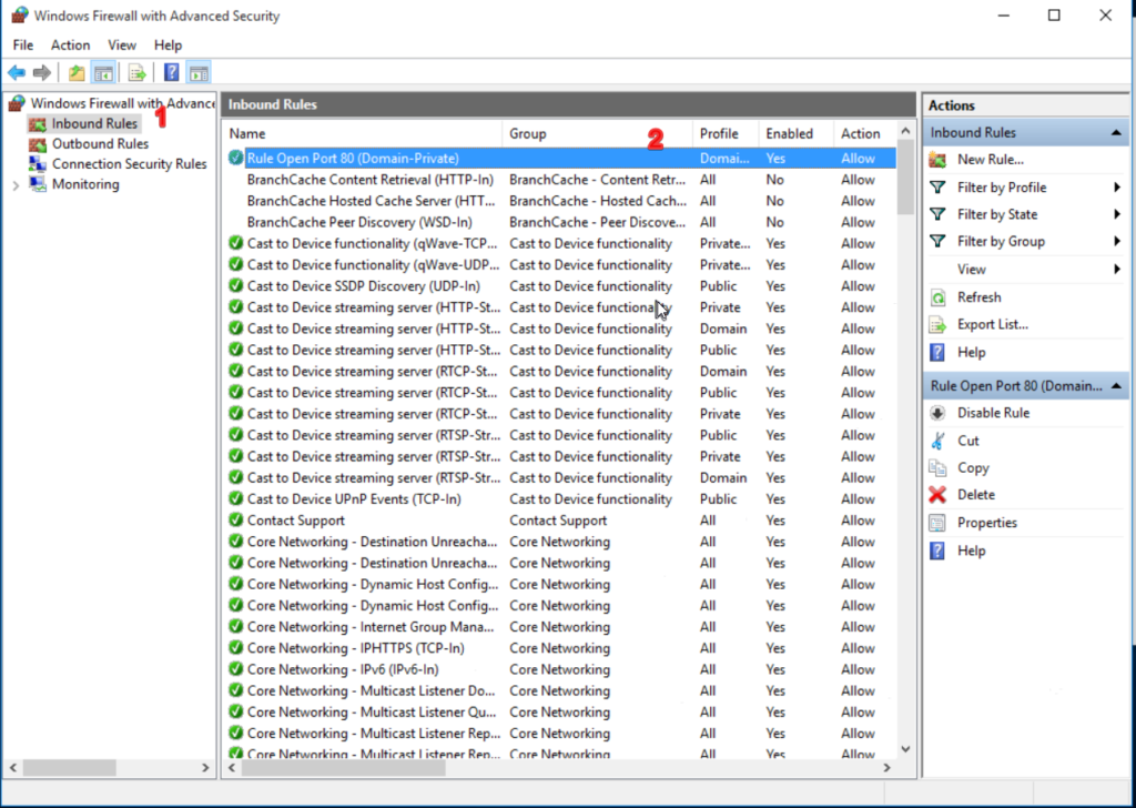 Hướng dẫn mở Port Rule trên Windows Firewall 14 huong dan mo port rule tren windows firewall 6462 8