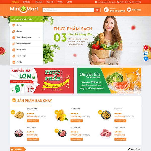 CÁCH THIẾT KẾ WEBSITE THỰC PHẨM SẠCH THU HÚT KHÁCH HÀNG 7 sieu thi minimark 1 600x600 1