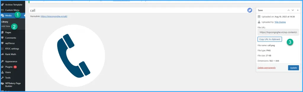 thêm hotline plugin WordPress trong WordPress thêm hotline plugin WordPress trong WordPress