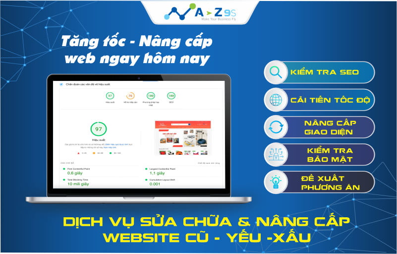 DỊCH VỤ SỬA CHỮA NÂNG CẤP WEBSITE YẾU - CŨ - XẤU DỊCH VỤ SỬA CHỮA NÂNG CẤP WEBSITE YẾU - CŨ - XẤU